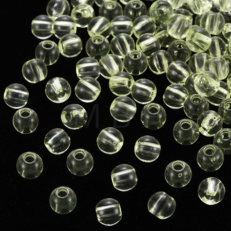 Transparent Acrylic Beads MACR-S370-A6mm-728-1