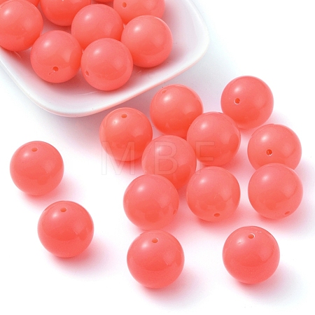 Fluorescence Chunky Acrylic Beads MACR-R517-20mm-08-1