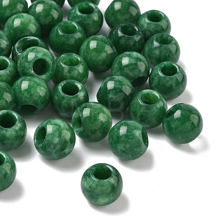 Dyed Natural Malaysia Jade Beads G-T092-12mm-12A-1
