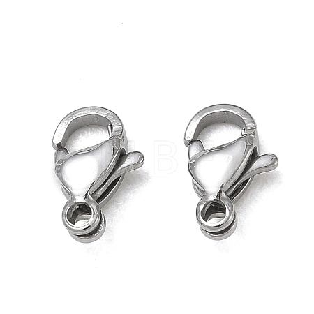 304 Stainless Steel Lobster Claw Clasps SA-CBAF1D5-25P-F-1