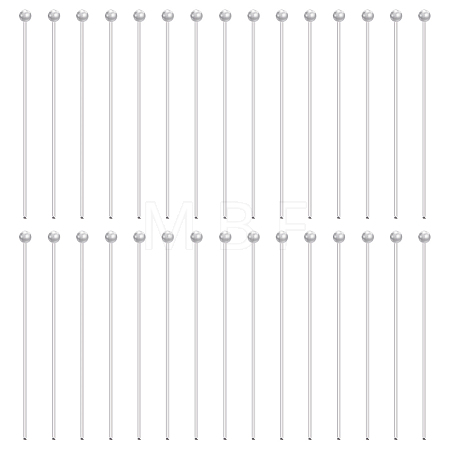 925 Sterling Silver Ball Head Pins STER-BC0002-16B-1