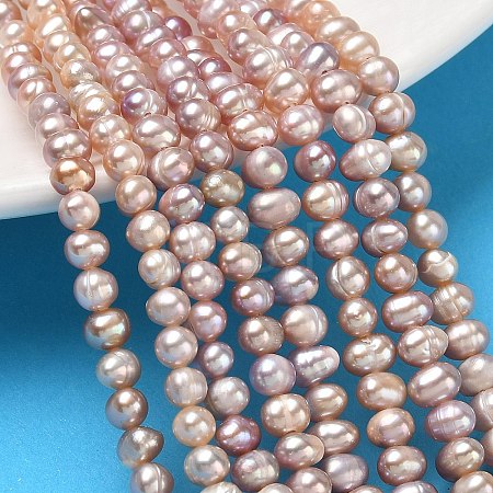 Natural Cultured Freshwater Pearl Beads Strands PA-CBAC463-28-1