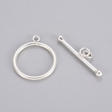 925 Sterling Silver Toggle Clasps STER-L057-001S-1