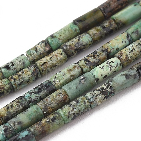 Natural African Turquoise(Jasper) Beads Strands G-F631-B15-1