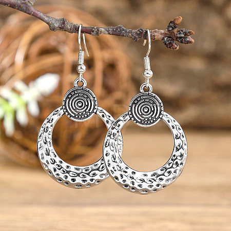 Zinc Alloy Dangle Earrings FS-WG945BB-06-1