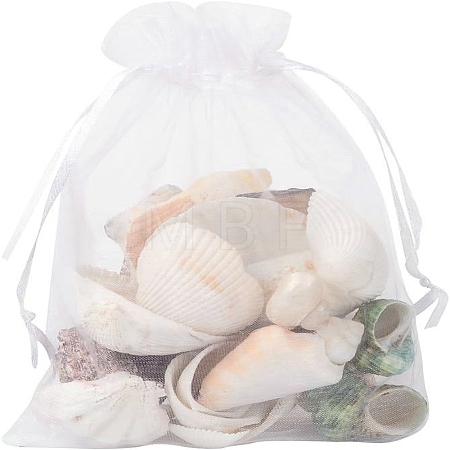 100Pcs Organza Drawstring Bags OP-PH0001-36B-1