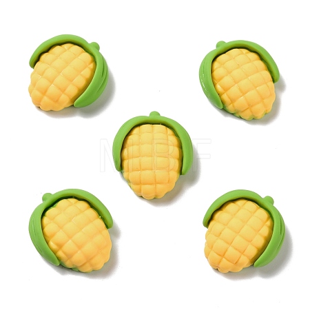 Autumn Theme Opaque Resin Cabochons CRES-M010-21-1
