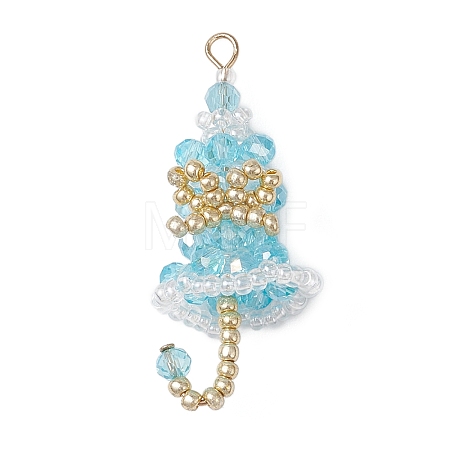 Glass Pendants PALLOY-MZ01164-03-1
