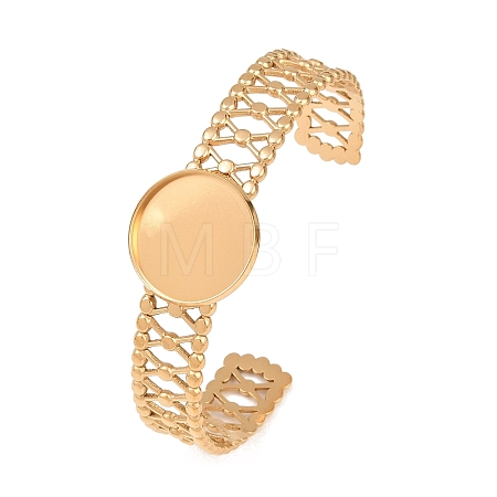 304 Stainless Steel Cuff Bangle Making STAS-F366-11C-G-1