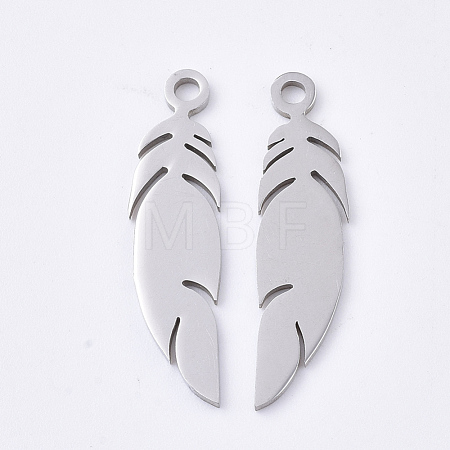 Tarnish Resistant 201 Stainless Steel Pendants X-STAS-T045-45P-1
