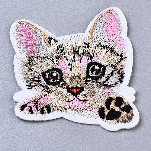 Cat Appliques DIY-S041-147-1