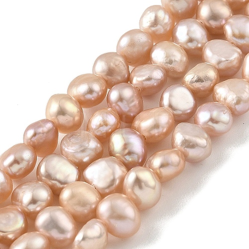 Natural Cultured Freshwater Pearl Beads Strands PEAR-A006-03F-1