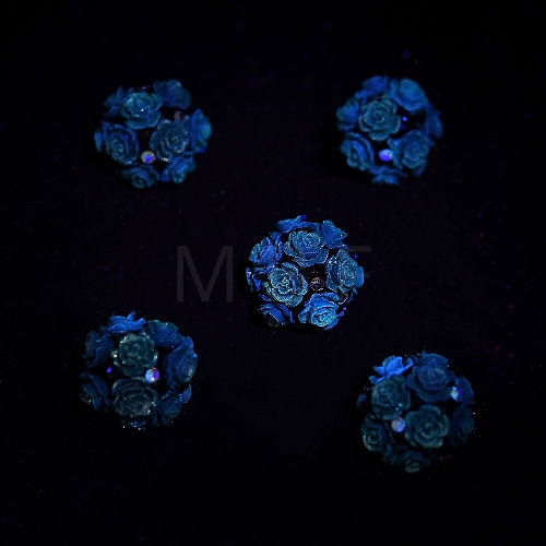 Acrylic Handmade Polymer Clay Rhinestone Beads FIND-Z036-01E-1