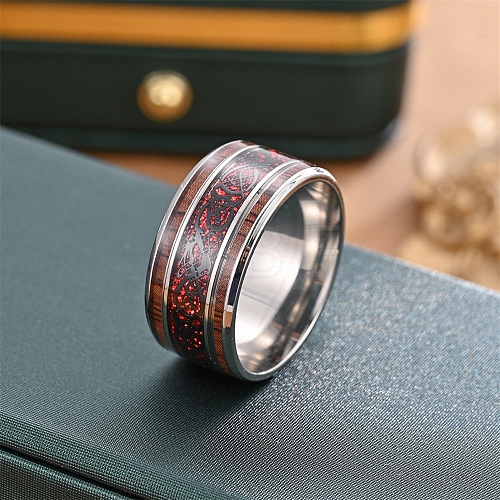 Titanium Steel Finger Rings PW-WG46706-09-1