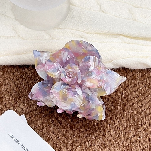 Cellulose Acetate(Resin) Claw Hair Clips PW-WG6F103-09-1