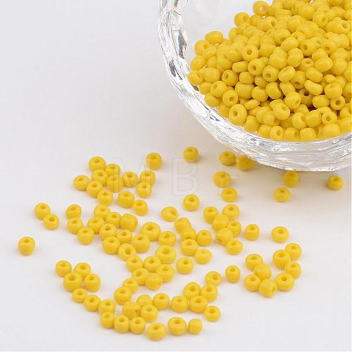 8/0 Opaque Colours Round Glass Seed Beads X-SEED-A010-3mm-42-1