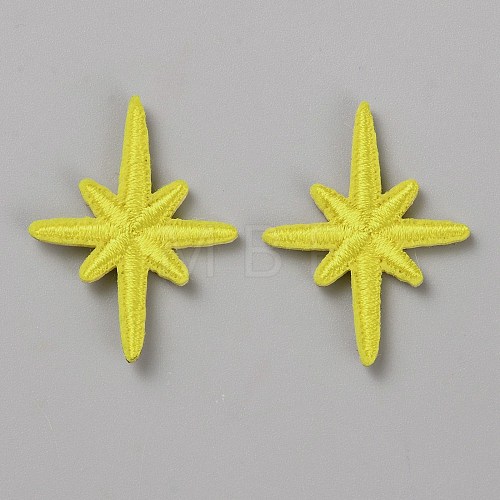 Cloth Star Self-adhesion Embroidery Sew on Appliques PATC-G001-01C-1