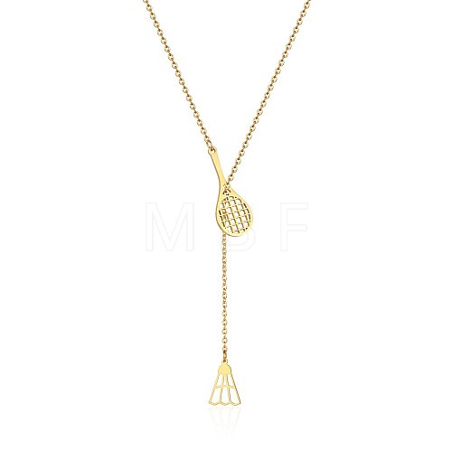 Simple and Stylish Stainless Steel Lariat Necklaces WC5409-1-1