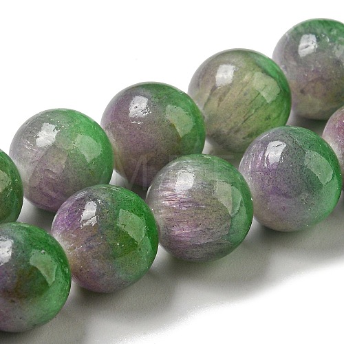 Dyed Natural Jade Beads Strands G-F764-03F-1