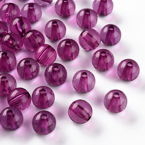 Transparent Acrylic Beads MACR-S370-A10mm-743-1