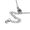 304 Stainless Steel Cable Chain Necklaces NJEW-I236-04P-6