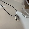 Alloy Pendant Black Waxed Cord Long Necklaces for Women FS-WG7FF48-03-1