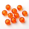 Autumn Theme Transparent Acrylic Beads TACR-S089-22mm-11-2