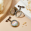 2Pcs Bowknot Brass Brooch JEWB-FH00026-4