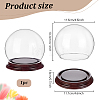 Glass Dome Cover ODIS-WH0078-40-4