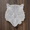 Wolf Head DIY Silicone Molds AJEW-D052-03-5