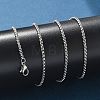 Non-Tarnish 304 Stainless Steel Rolo Chain Necklaces LS-NJEW-L047-02B-P-4