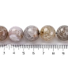 Natural Dragon Veins Agate(Dyed & Heated) Beads Strands G-K390-A09-01-5