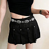 Alloy Twisted Oval Cutout Waist Chains WG99287-01-2
