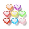 Two Tone Opaque Acrylic Beads SACR-I005-05B-1