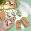 60Pcs Carbon Steel & Resin Nail Clipper Keychain MRMJ-WA0001-10A-3