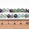 Natural Fluorite Beads Strands G-S345-6mm-31-5