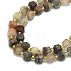 Natural Lodolite Quartz  Beads Strands G-I376-D89-01-3