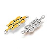 Alloy Enamel Connector Charms TIBE-N016-09AS-01-2