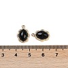 Natural Black Onyx(Dyed & Heated) Oval Charms STAS-I325-144G-01-3