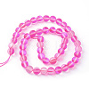 Synthetic Moonstone Beads Strands X-G-R375-6mm-A01-2