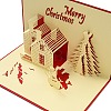 3D Pop Up Paper Greeting Card AJEW-P124-A02-2