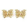 Brass Micro Pave Clear Cubic Zirconia Beads KK-D109-05A-G-1