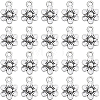 100Pcs Tibetan Style Alloy Charms FIND-SC0010-75B-1