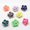 Handmade Polymer Clay 3D Flower Beads CLAY-Q195-25mm-01-1