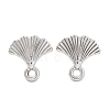 Non-Tarnish 304 Stainless Steel Studs Earring Findings EJEW-H013-15P-1