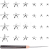 150Pcs 6 Styles Iron Rivets IFIN-CL0001-05P-7