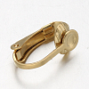 Ion Plating(IP) 304 Stainless Steel Clip-on Earring Findings LS-STAS-G130-20G-1