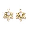 Alloy with ABS Imitation Pearl & Crystal Rhinestone & Acrylic Pendants PALLOY-Q466-04G-02-1