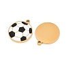 304 Stainless Steel Enamel Pendants STAS-Z190-07G-05-2