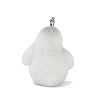 Animal Theme Flocky Opaque Resin Pendants RESI-H042-01P-10-3